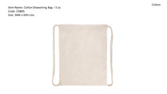Cotton Drawstring Bags & Pouch - MOQ 100 pcs
