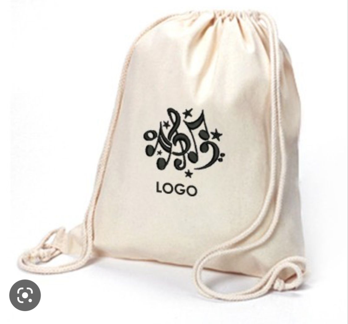 Cotton Drawstring Backpacks - Set of 25 or 50