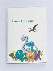 Plantable Notebook Seed Cover - Mixed Art Work - MOQ 100 pcs
