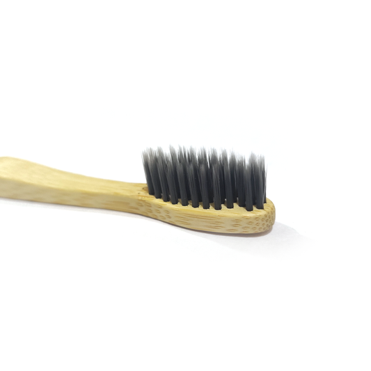 Bamboo Toothbrush Charcoal Adult - Soft - MOQ 5 pcs
