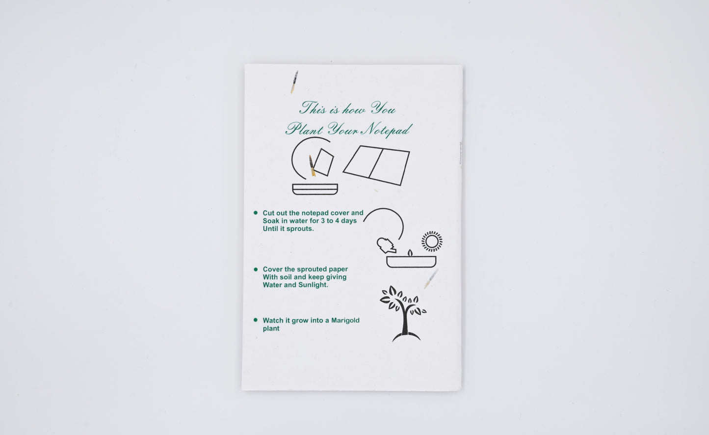 Plantable Notebook - Let Your Ideas Grow - MOQ 25 pcs