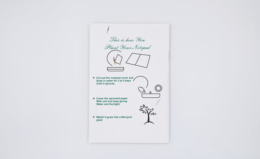 Plantable Notebook - Let Your Ideas Grow - MOQ 25 pcs