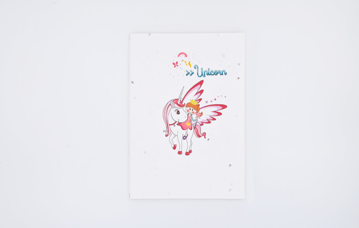 Plantable Notebooks - Unicorn Artwork - MOQ 25 pcs