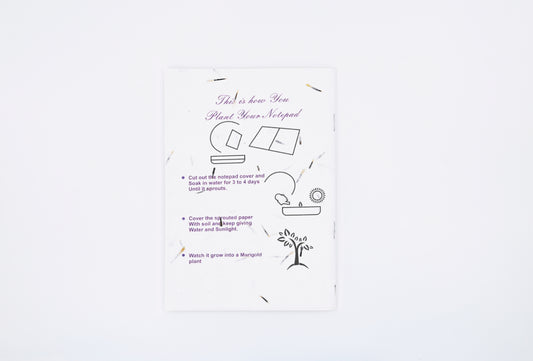 Plantable Notebook - Frozen Artwork - MOQ 25 Pcs