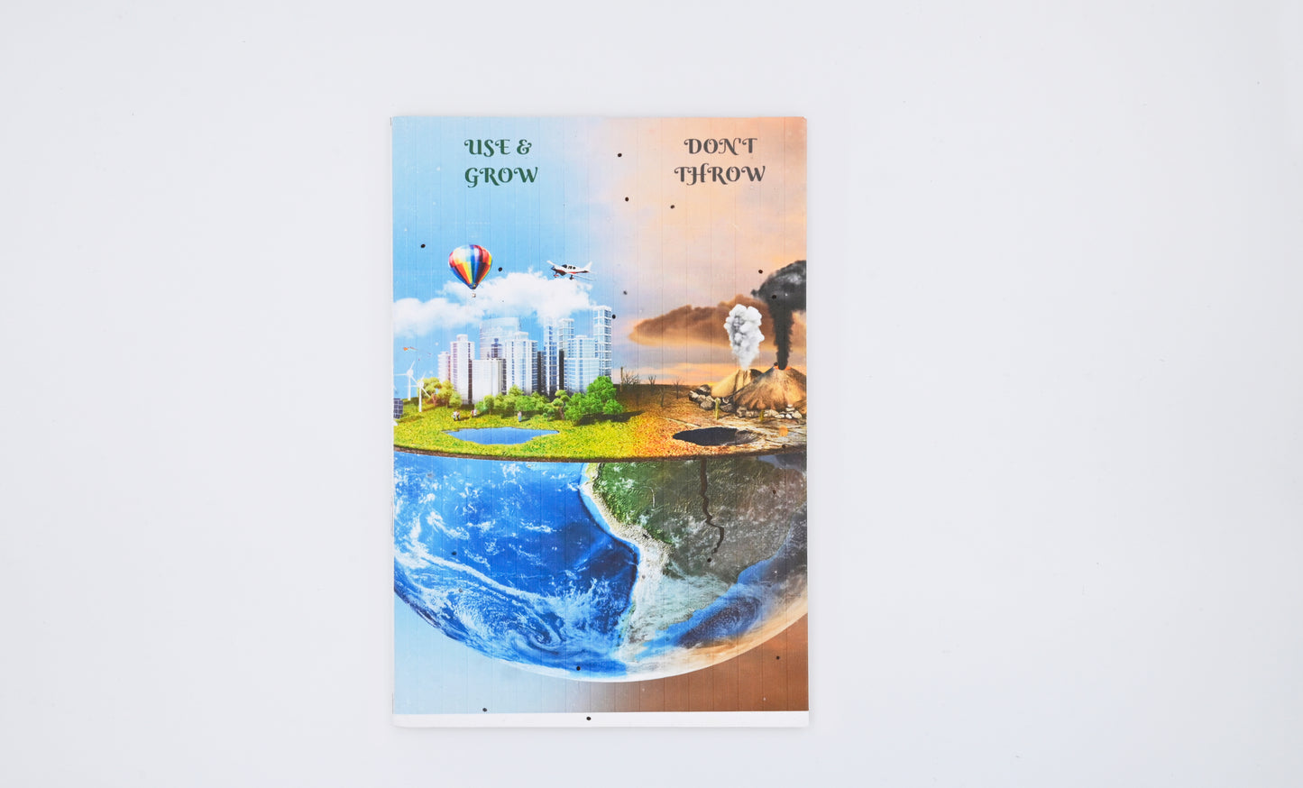 Plantable Notebook - Earth Artwork - MOQ 25 Pcs