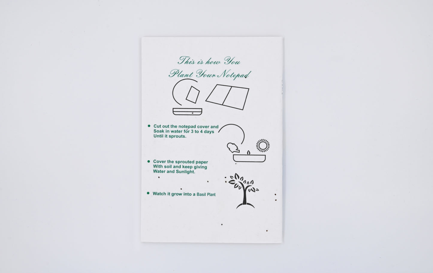 Plantable Notebook - Earth Artwork - MOQ 25 Pcs