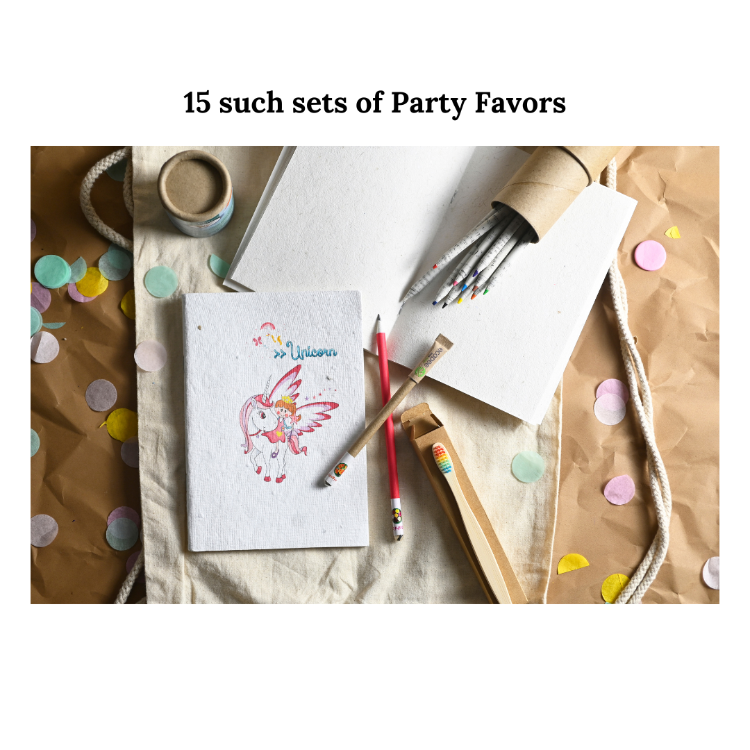 Eco Birthday Party Favors - Set of 15 or 30