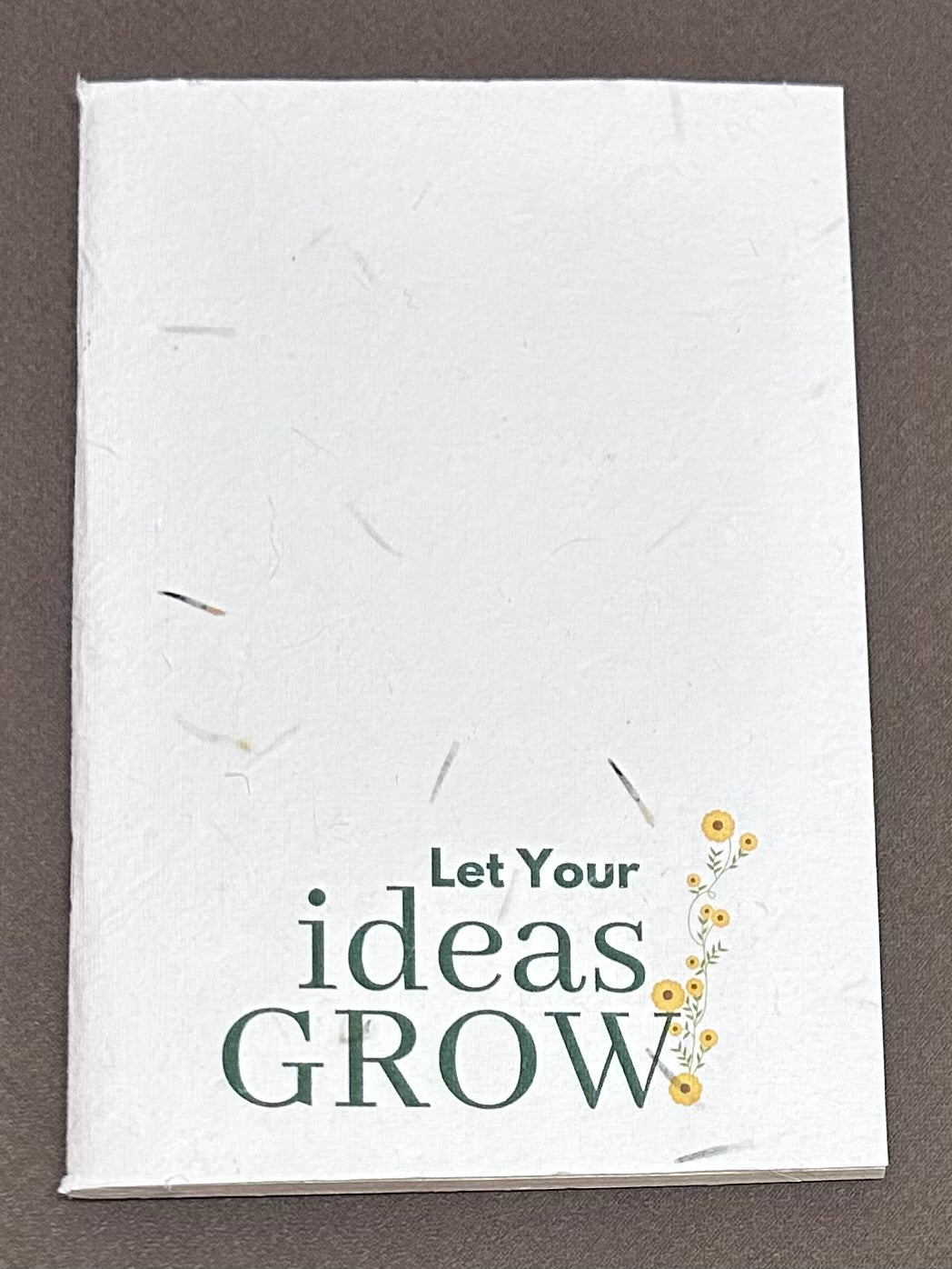 Plantable Notebook - Let Your Ideas Grow - MOQ 25 pcs