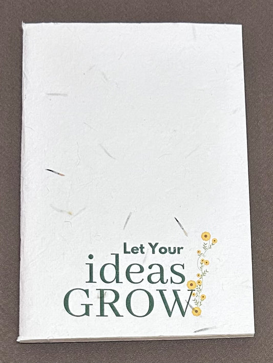 Plantable Notebook - Let Your Ideas Grow - MOQ 25 pcs