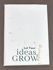Plantable Notebook - Let Your Ideas Grow - MOQ 25 pcs