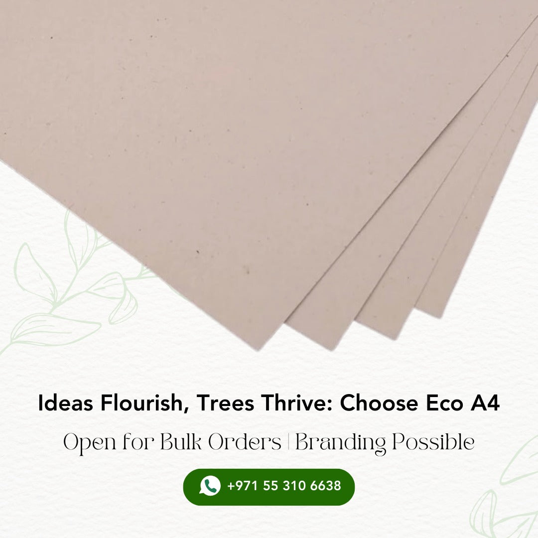 A4 Recycled Brown Paper Copier - MOQ 50 reams