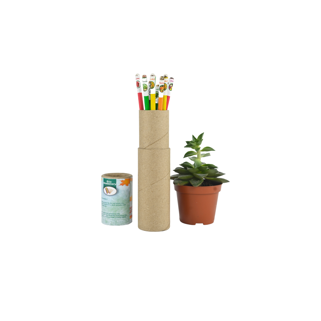 Plantable Pencils - 5 Sets of 10 in a Tube (50 pcs)