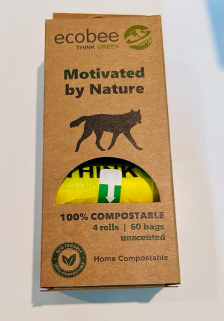 100% Compostable Pet Poop Bags - MOQ 5 Boxes - 300 Bags