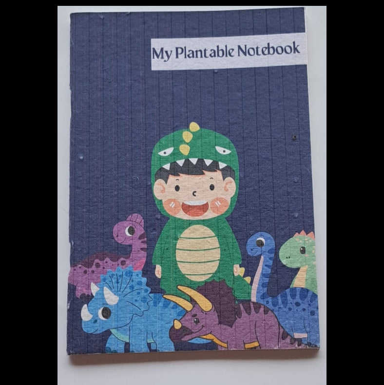 Plantable Notebook - Dinosaur Artwork - MOQ 25 Pcs