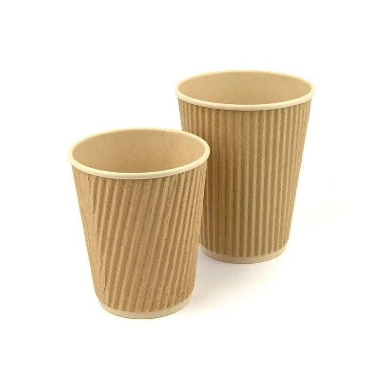 Bamboo pulp ripple cup - Pack of 20 - yes4us