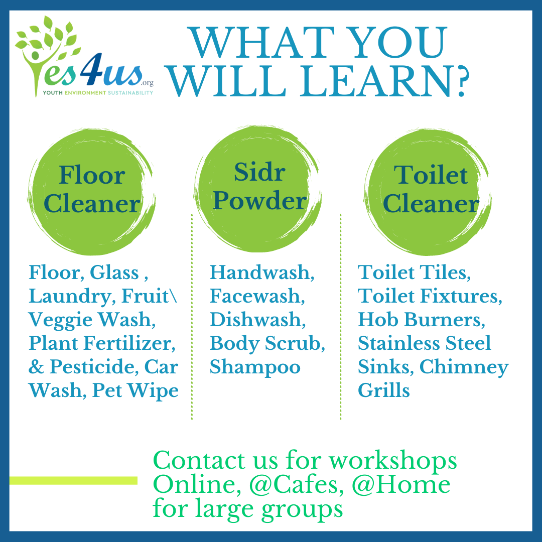 DIY - Natural Home Cleaners Workshop (Teens & Adults)