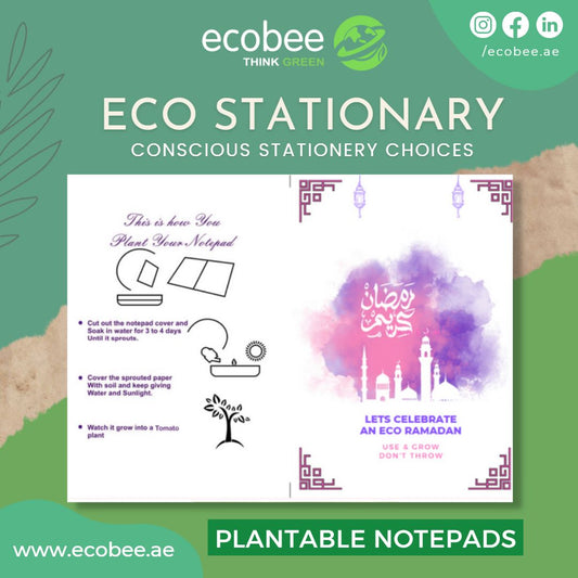 10% OFF Eco Gifting - Eid Theme Plantable Notebooks & Hampers - MOQ 30 pcs