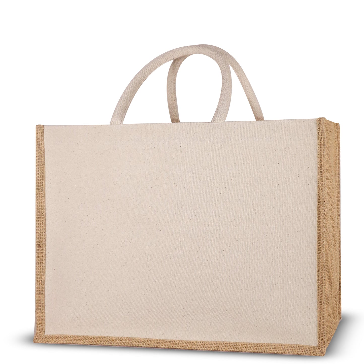 Canvas Bag with Jute Gusset - JC01 - JC02 - JC03 - MOQ 100 pcs