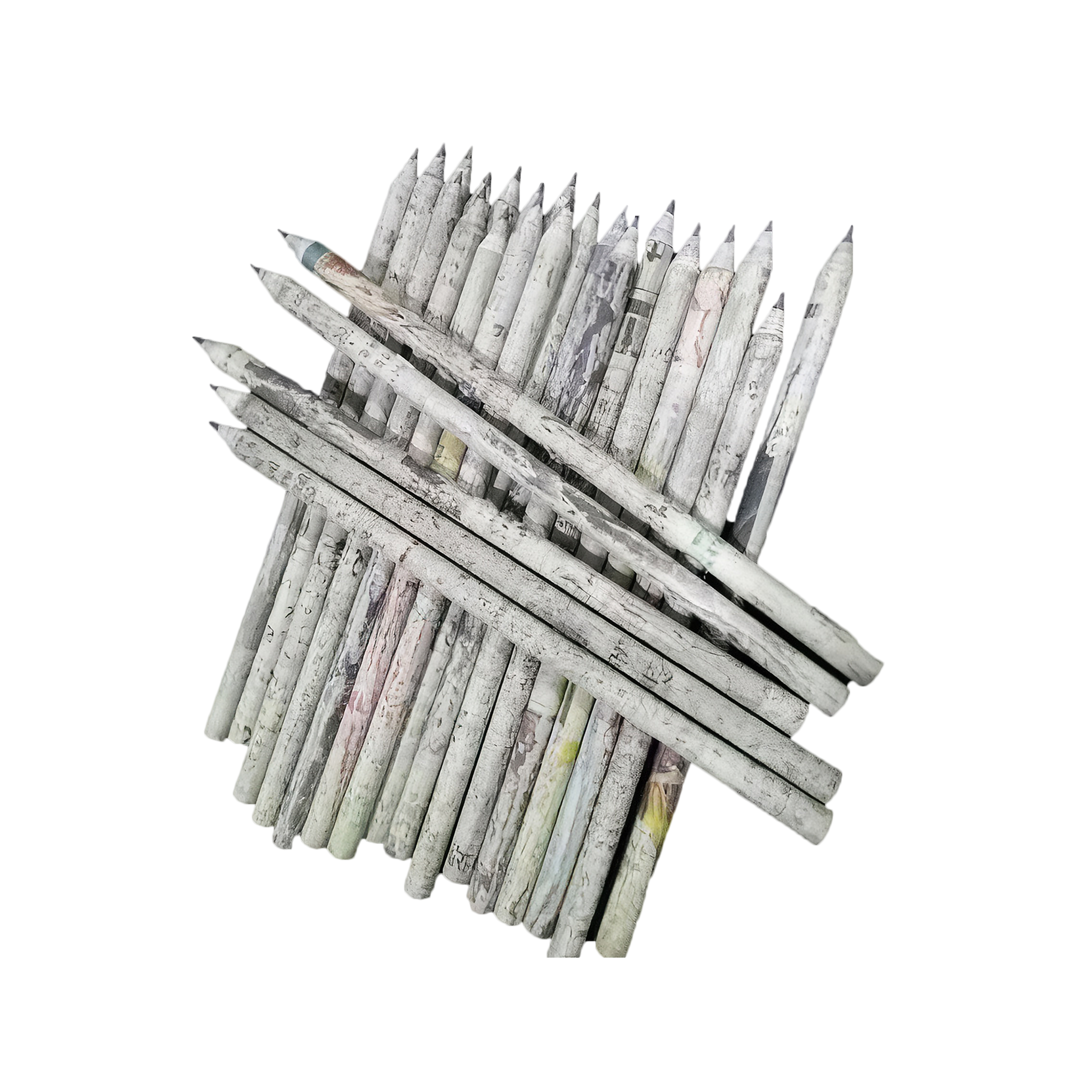 Recycled Newspaper Pencils - Pack of 5 - yes4us