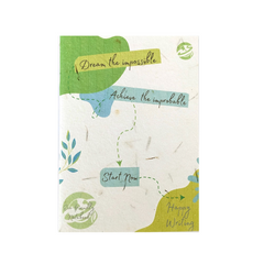 Plantable Notebook Seed Cover - Mixed Art Work - MOQ 100 pcs